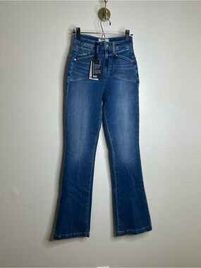 NWT Paige Iconic High Rise Flare Flaunt Denim Jean Size 26